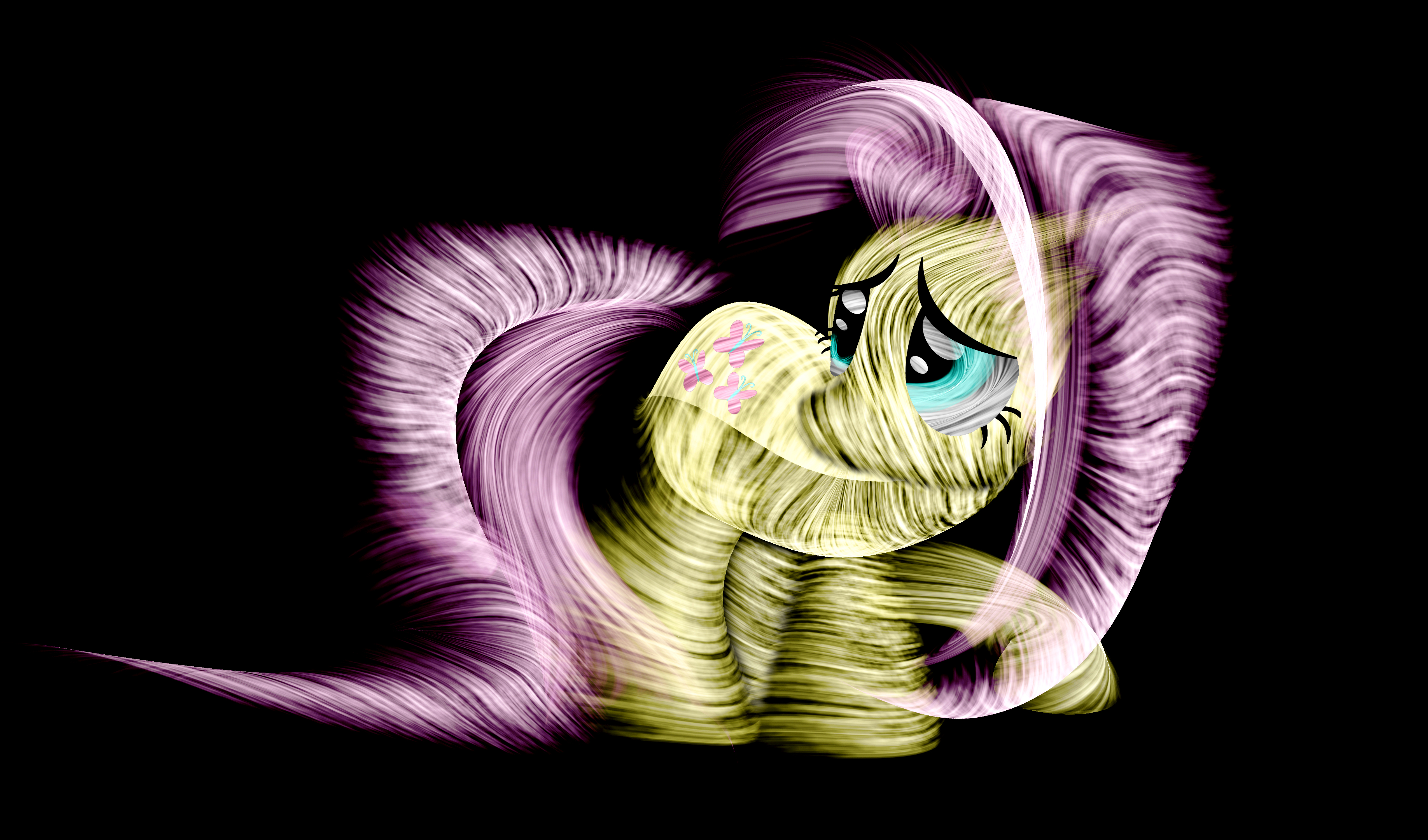 Fluttershy Fractal Type Thingy... by InternationalTCK