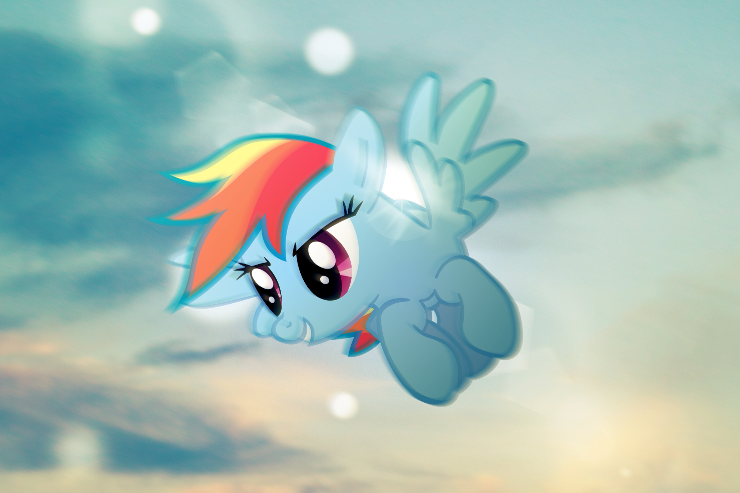 Rainbow Dash IRL 2 by alais-stock, Bronyvectors and NeedlePipe