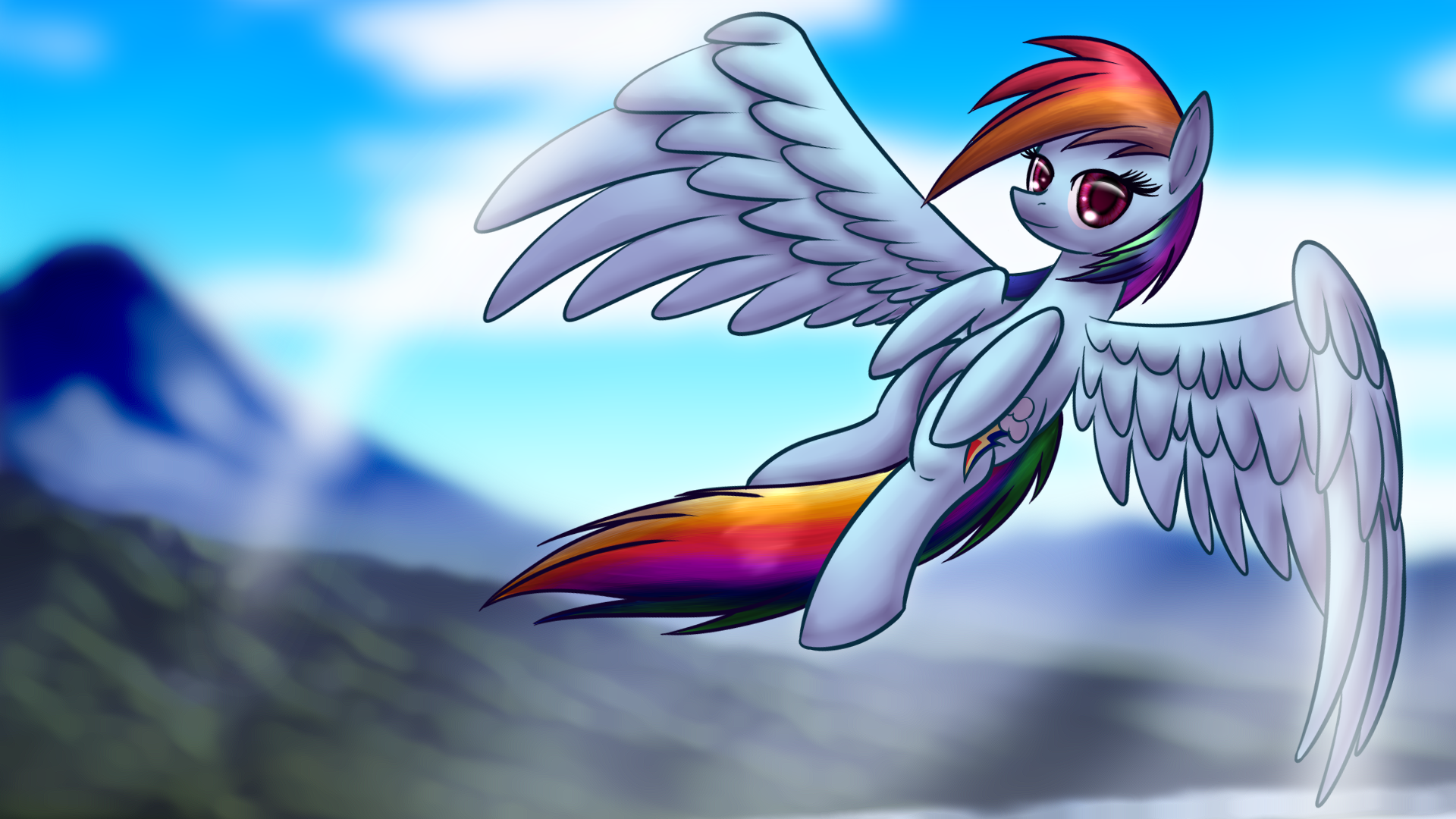 Flying high by n1de