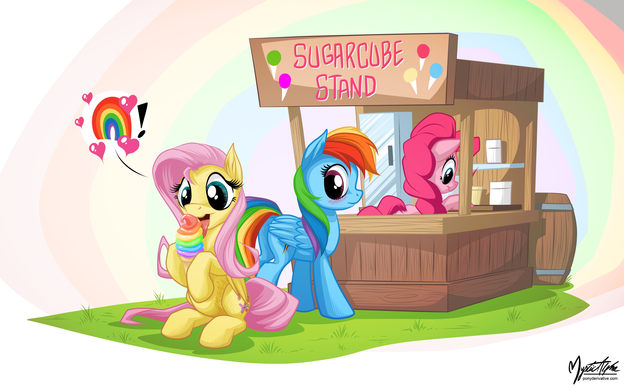 my little pony rainbow dash and fluttershy wallpaper