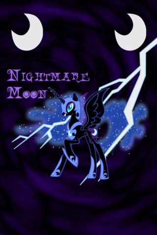 nightmare moon wallpaper hd