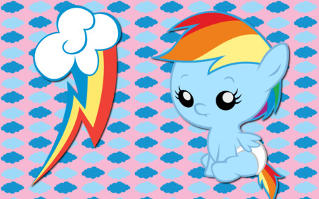 Baby Rainbow Dash WP