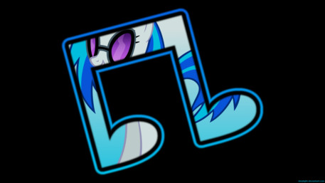 Vinyl Scratch's Cutie Mark Wallpaper