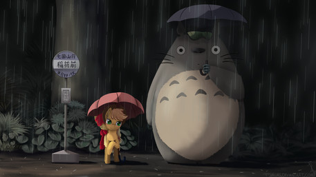 Totoro And Some Apples